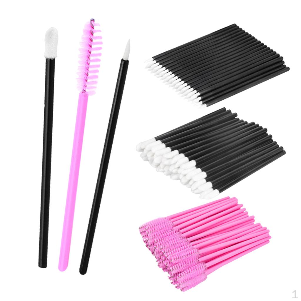 Brush for (50pcs) And Disposable Lip Brush. Eyes Lips Makeup Ap