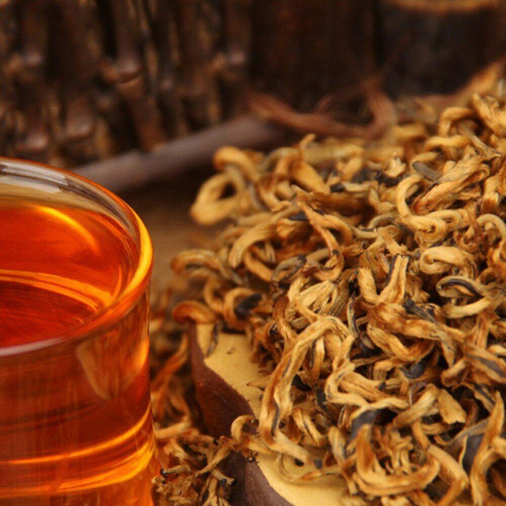 100g/box Golden Bud Black Chinese Tea Red Tea Dianhong Honey Fragrant