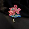 Traditional Style Enamel Lotus Brooch For Women, Niche High-End Corsage, High-End Lotus Brooch, Front-Pressed Clothing Accessory