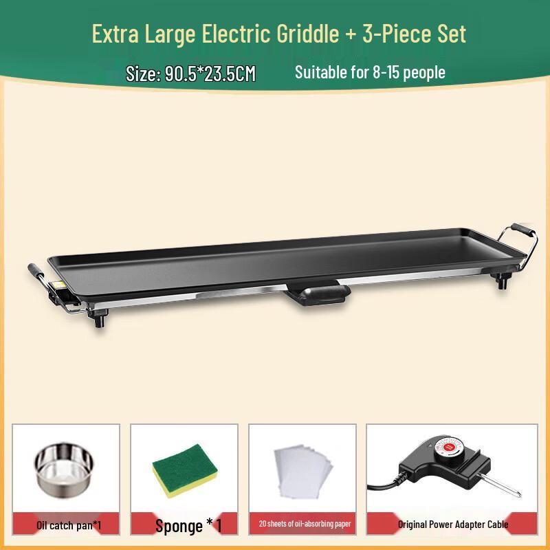 Lantuan Extra Large Multi-functional Electric BBQ Griddle