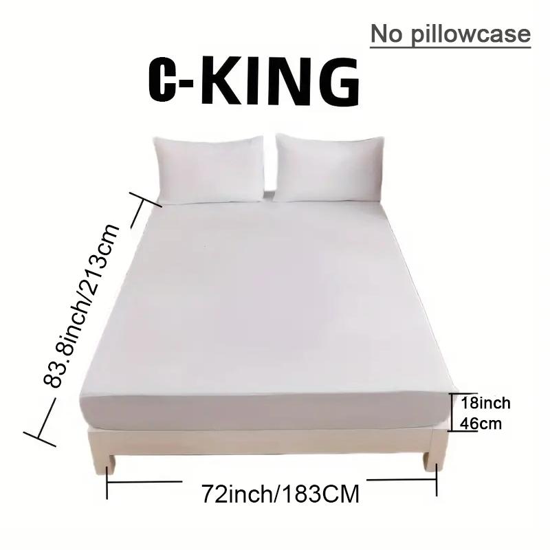 Black, White, and Gray Solid Color Fitted Sheet Bedding—super Soft and Skin-friendly Sheets with Deep Pocket Mattress Topper