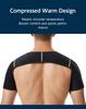 Black Double Shoulder Brace Improved Rotator Cuff Shoulder Support Sleeve for Pain Relief Warm Shoulder Pads Sports Protective