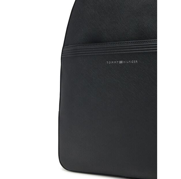 Tommy Hilfiger Backpack Th Business Leather Backpack AM0AM13213 Black