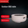 Beifu Outdoor Charcoal Grill Table & Fire Pit