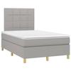 VidaXL Sommier à Lattes de Lit avec Matelas et LED, Lit Rembourré, Lit Double, Lit Adulte de Chambre à Coucher Intérieur, 3135421