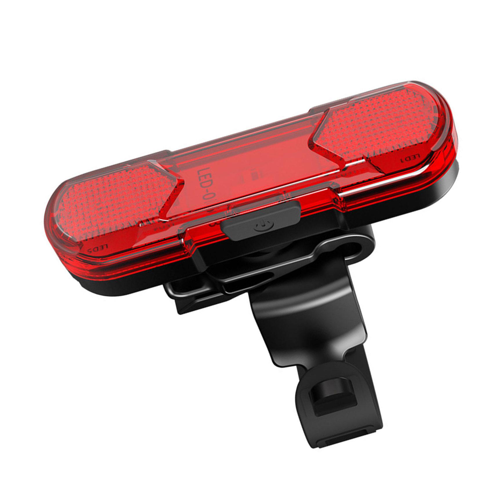 

Waterproofs LED Bike Tail Light Rechargeable Bicycles Rear Safety Warning Light Bicycles Taillights Cycling Accessories 1 червоний