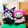 Pink Kuromi Maid Plush Doll Pillow - My Melody Cute Toy