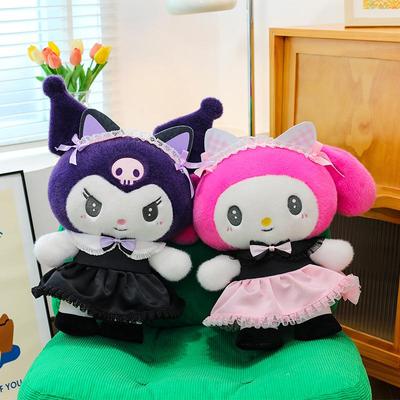 Rosa Kuromi Hausmädchen Plüschpuppe Kissen - My Melody Niedliches Spielzeug