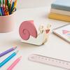 Snail Design Tape Dispenser 3D Printed Dispenser, Universal Packaging Wrapping Holder, Desk Decorative Cutting Tools for Home Office School