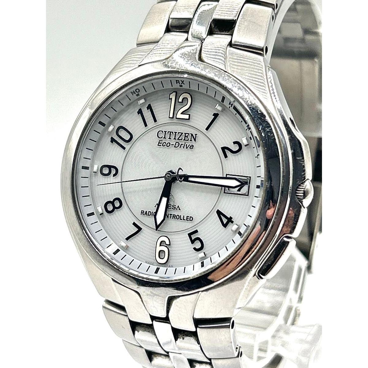 Б/у Мужские часы CITIZEN ATTESA Eco Drive Atessa Operation H410-T007627 часы Солнечные
