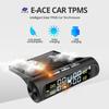 Solar TPMS 6 externe Sensoren Reifendruck- und Temperaturanzeige Sicherheitsalarm Halterung Autos, Wohnmobile, Anhänger Maximal 8 Bar