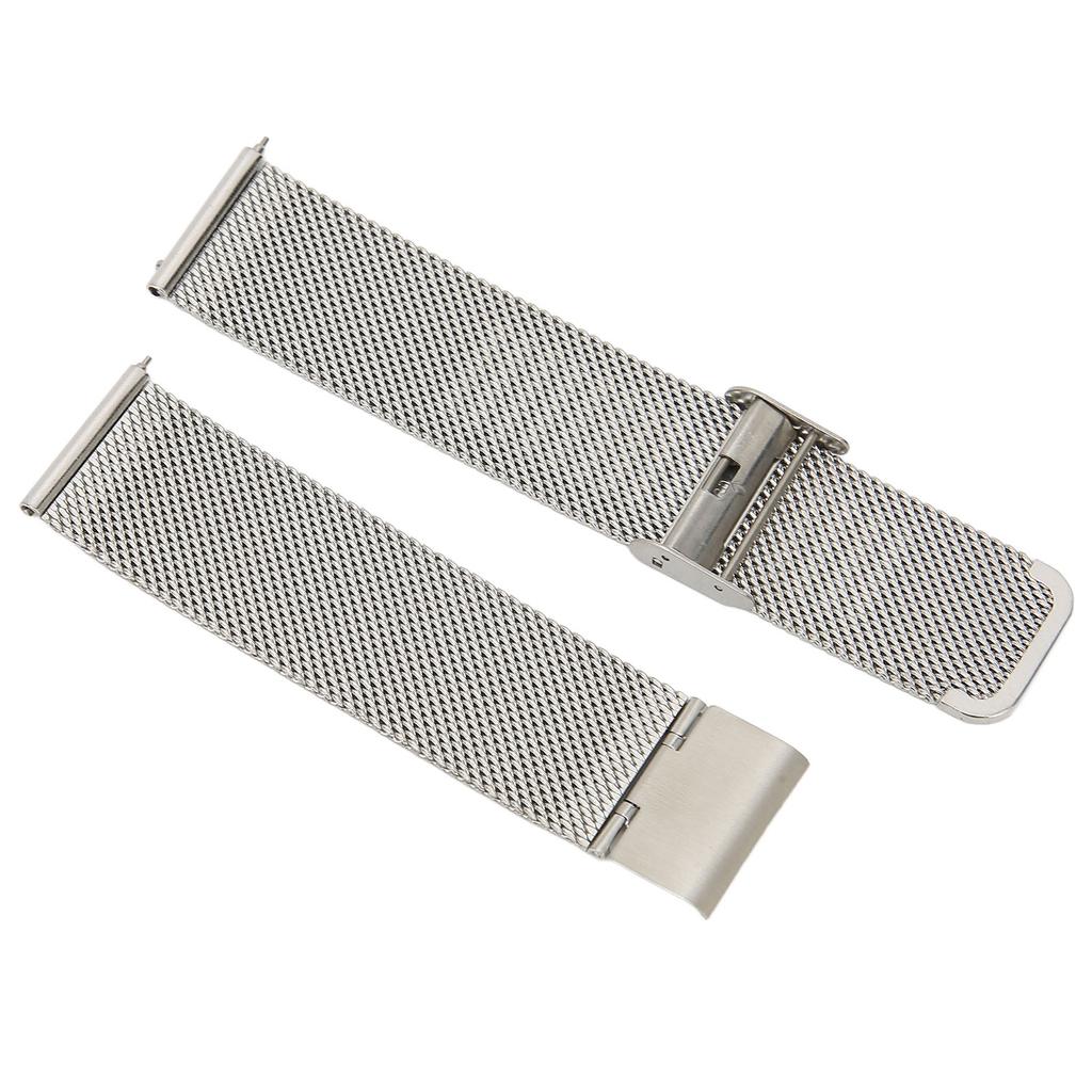 22mm Stainless Steel Watch Bands Mesh Woven Watch Straps Quick Relse Watch Wristband with Buckle for GTR 3