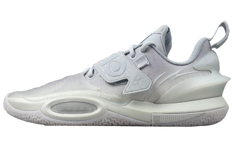 Li Ning All City 10 V2 Basketball Shoes Men s Low Top Gray ABAS173-3 44