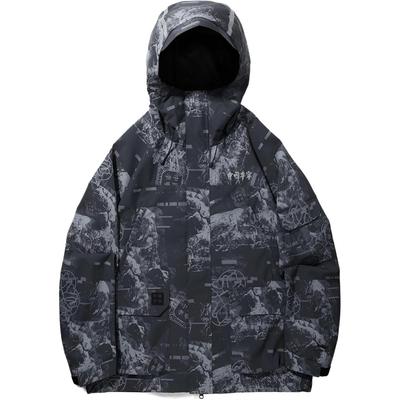 Li Ning Fleece Lined Warm Loose Three In One Sports Windbreaker Men Outerwear AWBV097-1