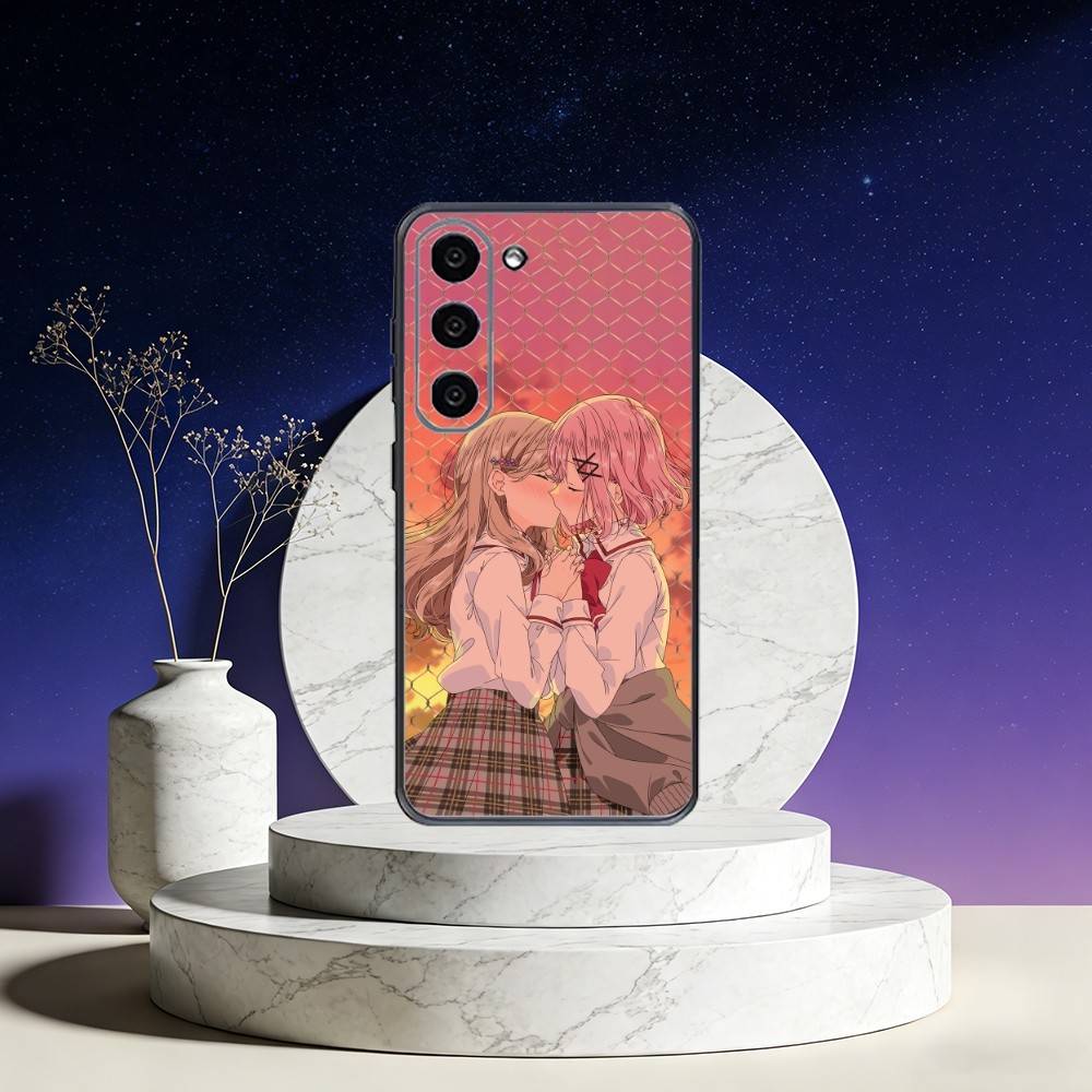 Watanare Anime Phone Case For Samsung Galaxy A73,A72,A71,A70,A53,A52,A51,Others Soft Black Cover