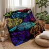 Neon Monster Trucks Theme Blanket Lightweight Warm Flannel Blanket Decorative Throw Blanket for Home Decoration