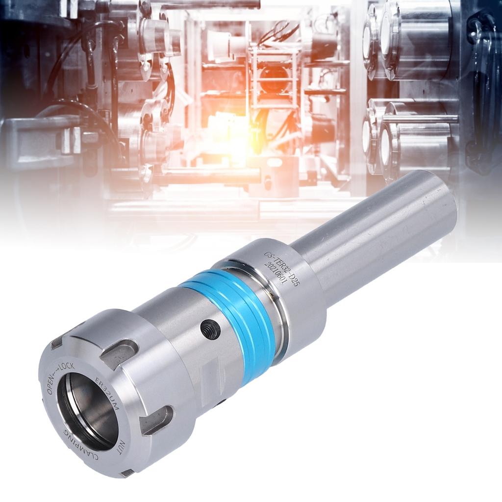 Collet Chuck Hold ing Tapping Tool Extension Rod Straight Shank Round Handle for Milling(GS-T 32-D25 )