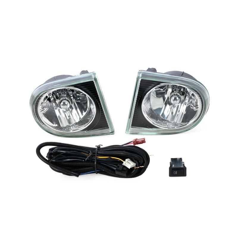 

For Nissan Patrol 2001 2002 2003 2004 Front Bumper Fog Lamp Kit Additional Foglight Set Switch Wiring Car Accessories