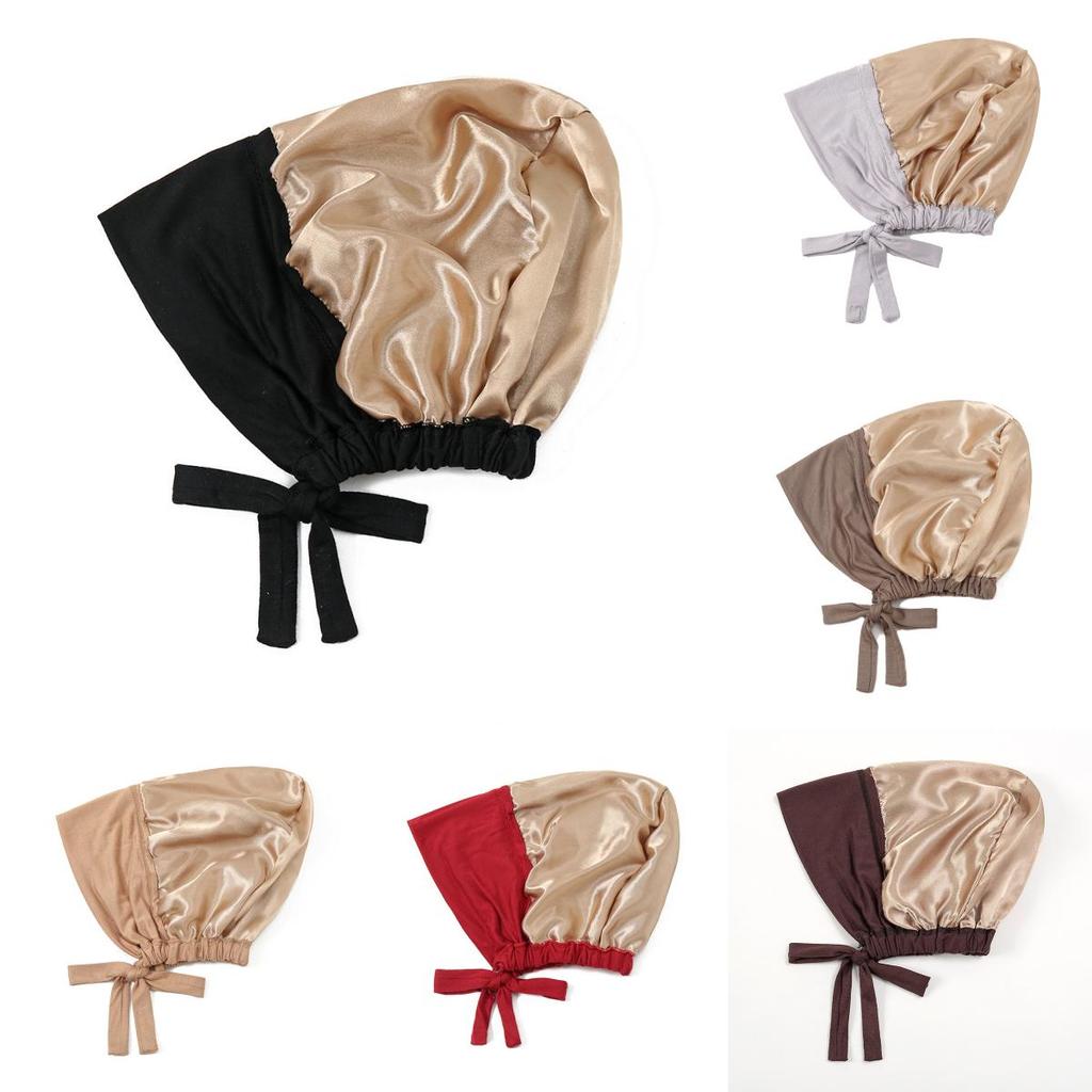 Polyester Adjustable Chemotherapy Cap With Tie Back For Women And Elderly