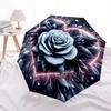 1pc Rose Mandala Automatic Umbrella Portable Home Essential Umbrella, Iron Umbrella Structure Suitable for All Seasons yy251123145