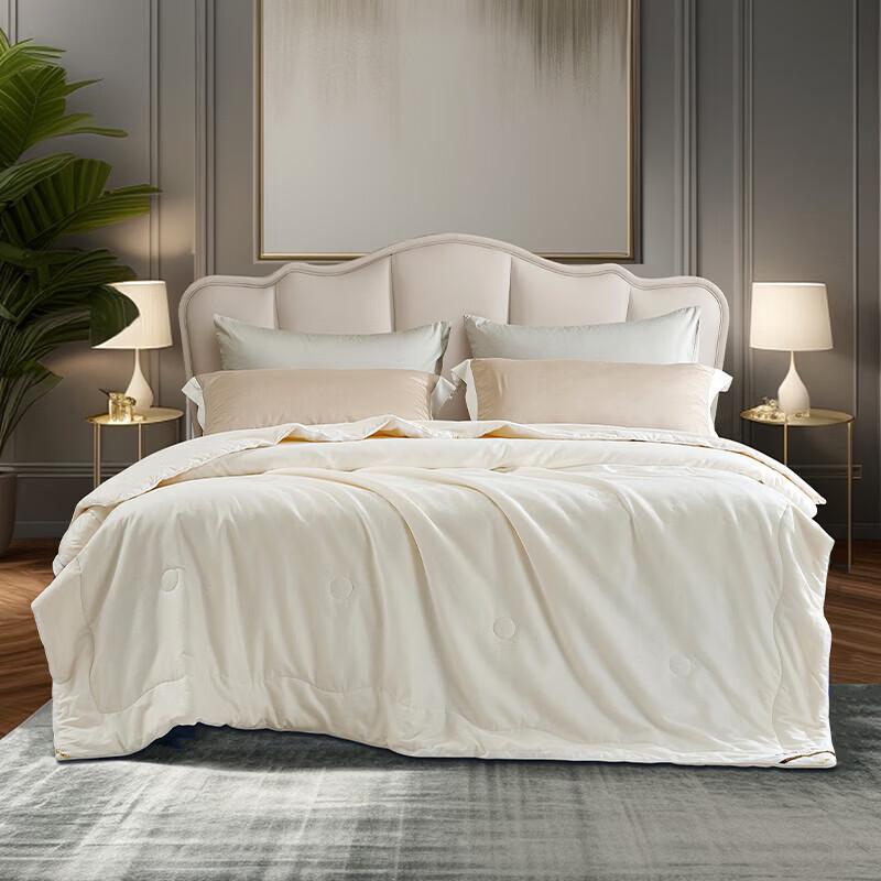 FUANNA Pure Cotton Antibacterial Tussah Silk Summer Quilt