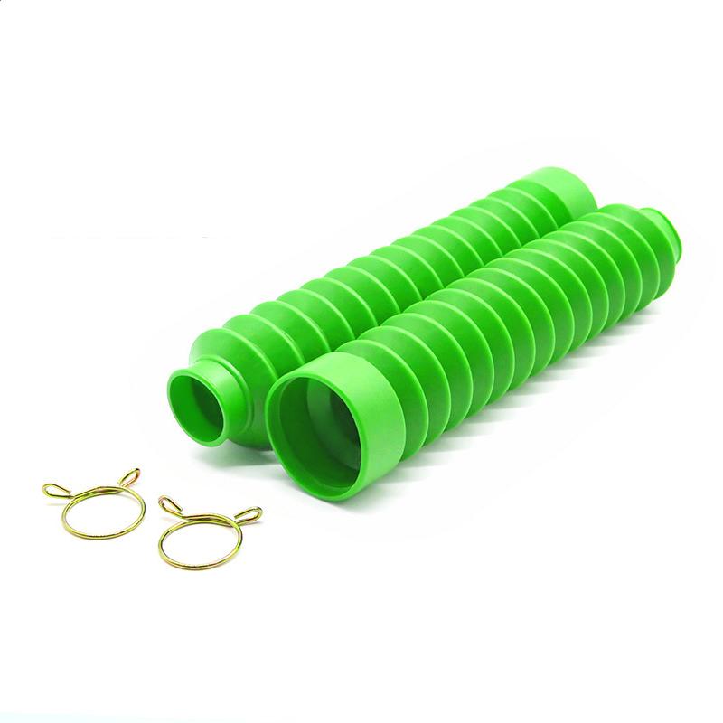 2 Peças Coberturas de Garfo Dianteiro de Motocicleta Polainas Gators Bota Protetor de Choque Protetor de Poeira para Off Road Pit Dirt Bike Motocross Bicicleta ATV