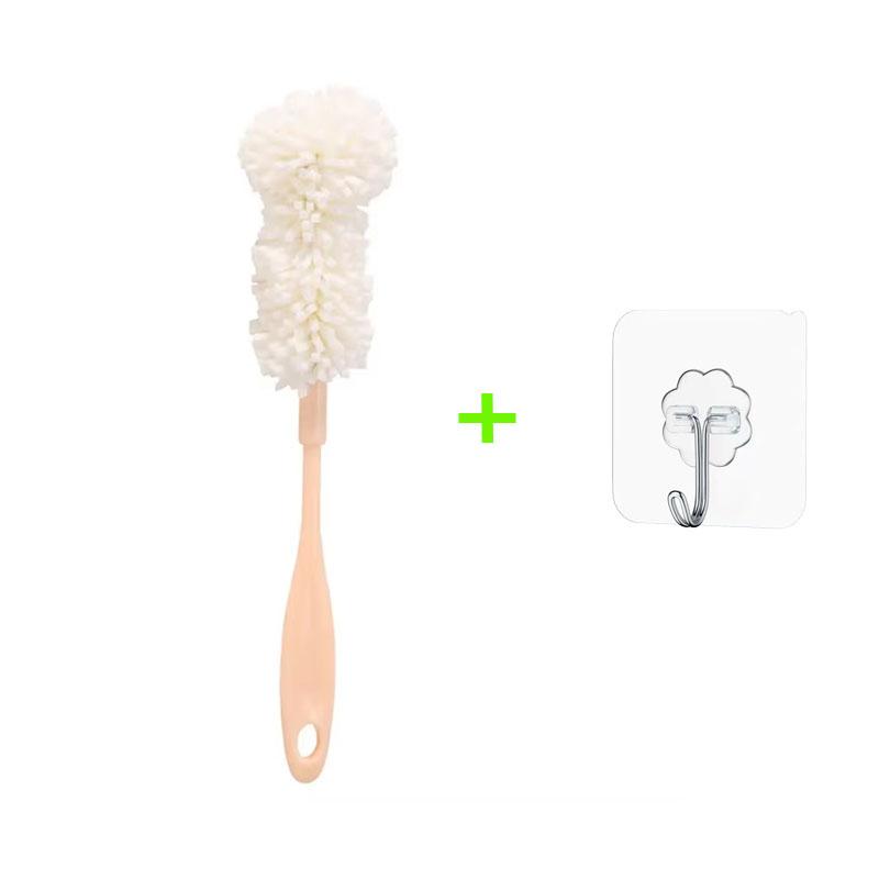 Sponge Cleaning Cup Brush PP Silicone Cup Brush Cleaning Small Brush Bottle Brush Tea Cup Glass Cup Brush Baby Bottle Brush Tool