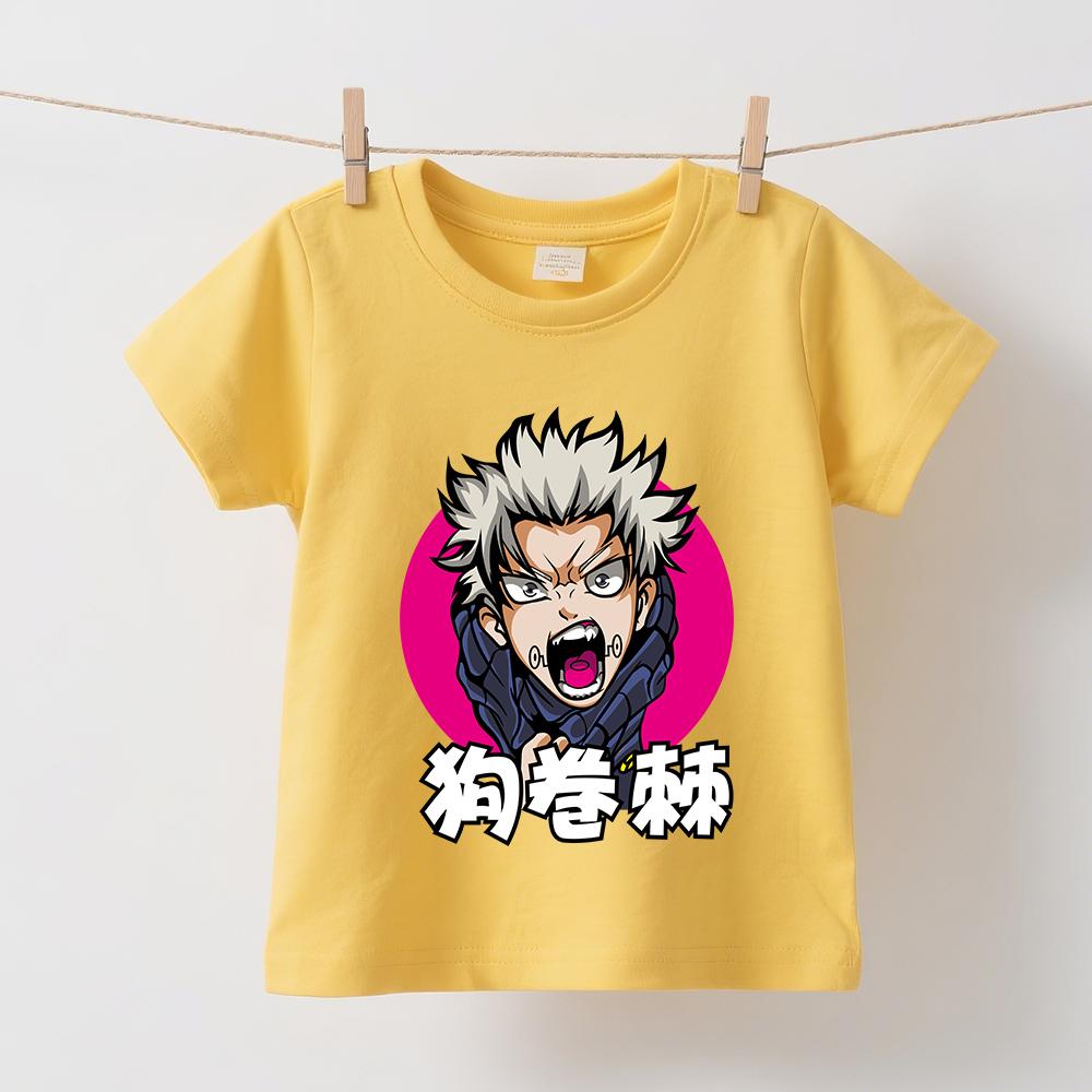 Jujutsu Kaisen Toge Anime Print Tee 100 Cotton Kids T Shirt Boys Girls Summer Top Casual Soft Childrens Clothes