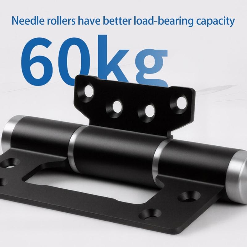 Aluminum Alloys Door Closing Device Automatic Door Closer Concealed Door Hinges Hardware Soft Closing Door Stop