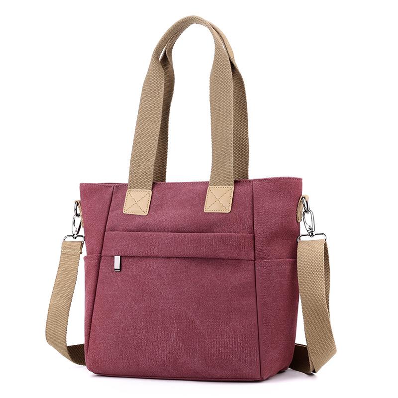 Borsa a tracolla singola da donna con tracolla obliqua, nuova borsa alla moda di grande capacità, borsa tote casual semplice di grande capacità