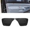 For Toyota Tacoma 2005-2015 2Pcs Door Panels Armrest Repalce Leather Cover BLACK