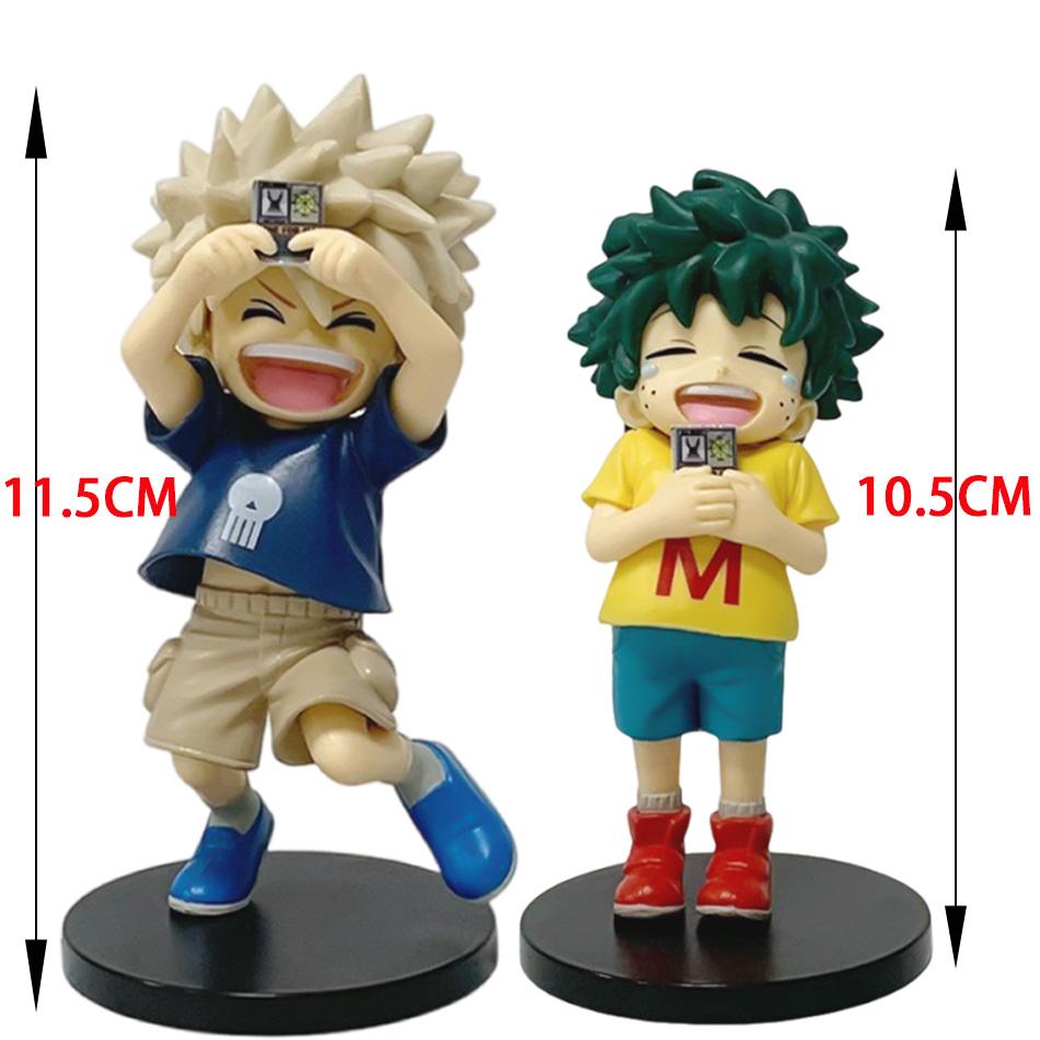 Boku No Hero Academia Figurka Anime Midoriya Izuku Dzieciństwo Bakugo Katsuki Figurka Akcji PVC Zabawki Kolekcjonerskie Prezenty Świąteczne