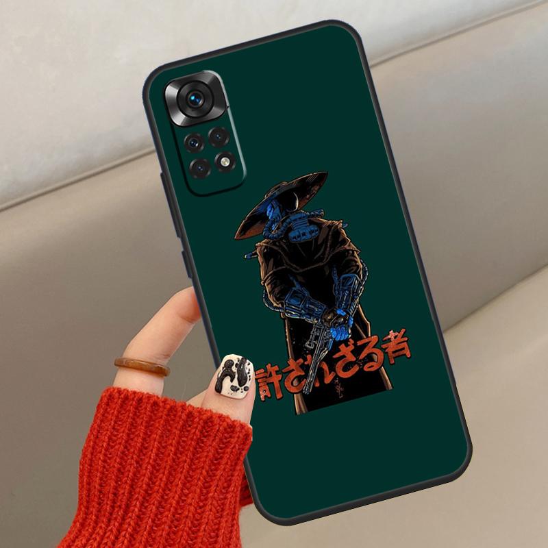 

Japan Samurai Ninja Case For Xiaomi Redmi Note 14 13 12 11 10 15 Pro Plus Cover For Redmi 15 C 13C 10C 12C 14C Redmi Note 11