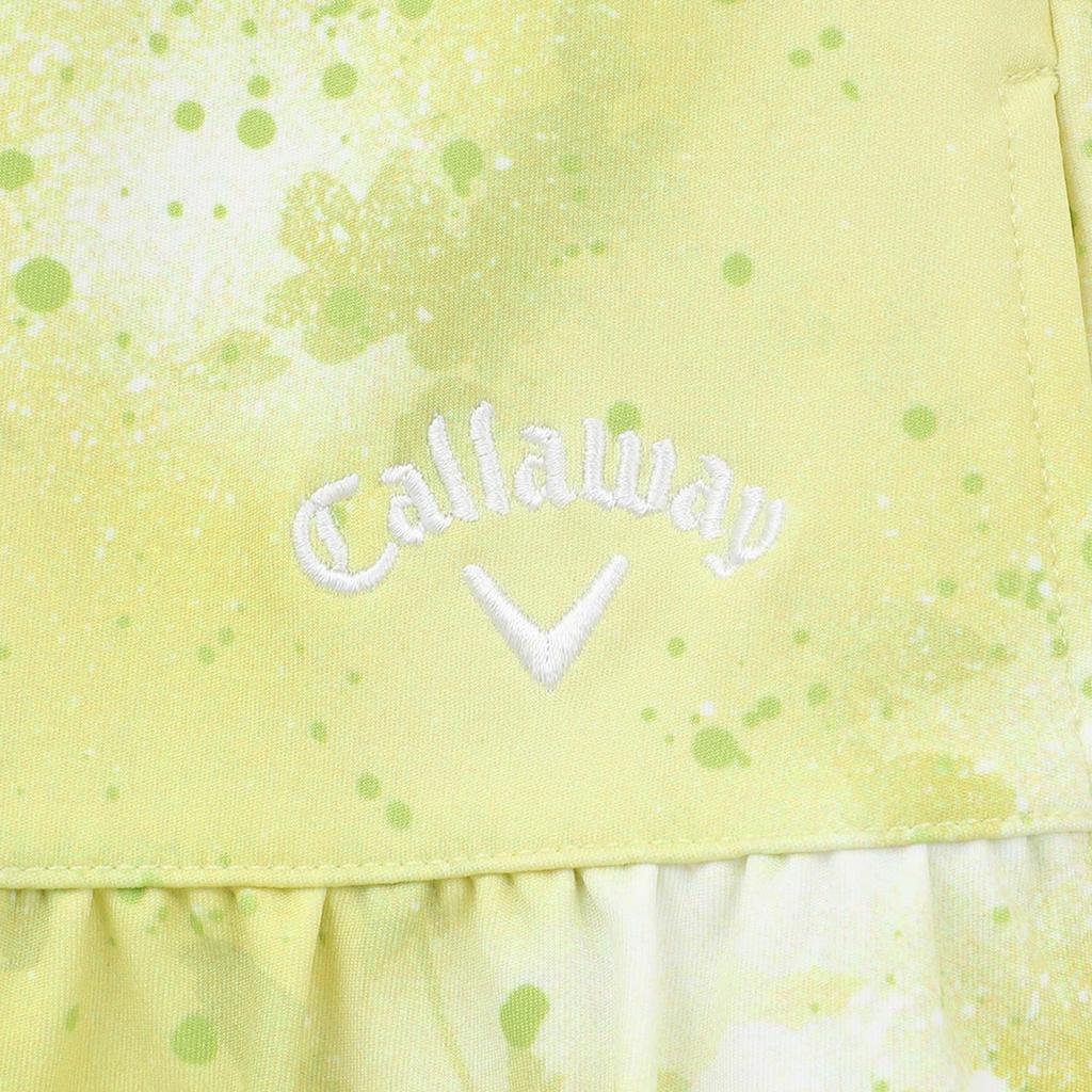 Callaway Floral Print Stretch Skirt for Golf Women's (Yellow, C24128209)