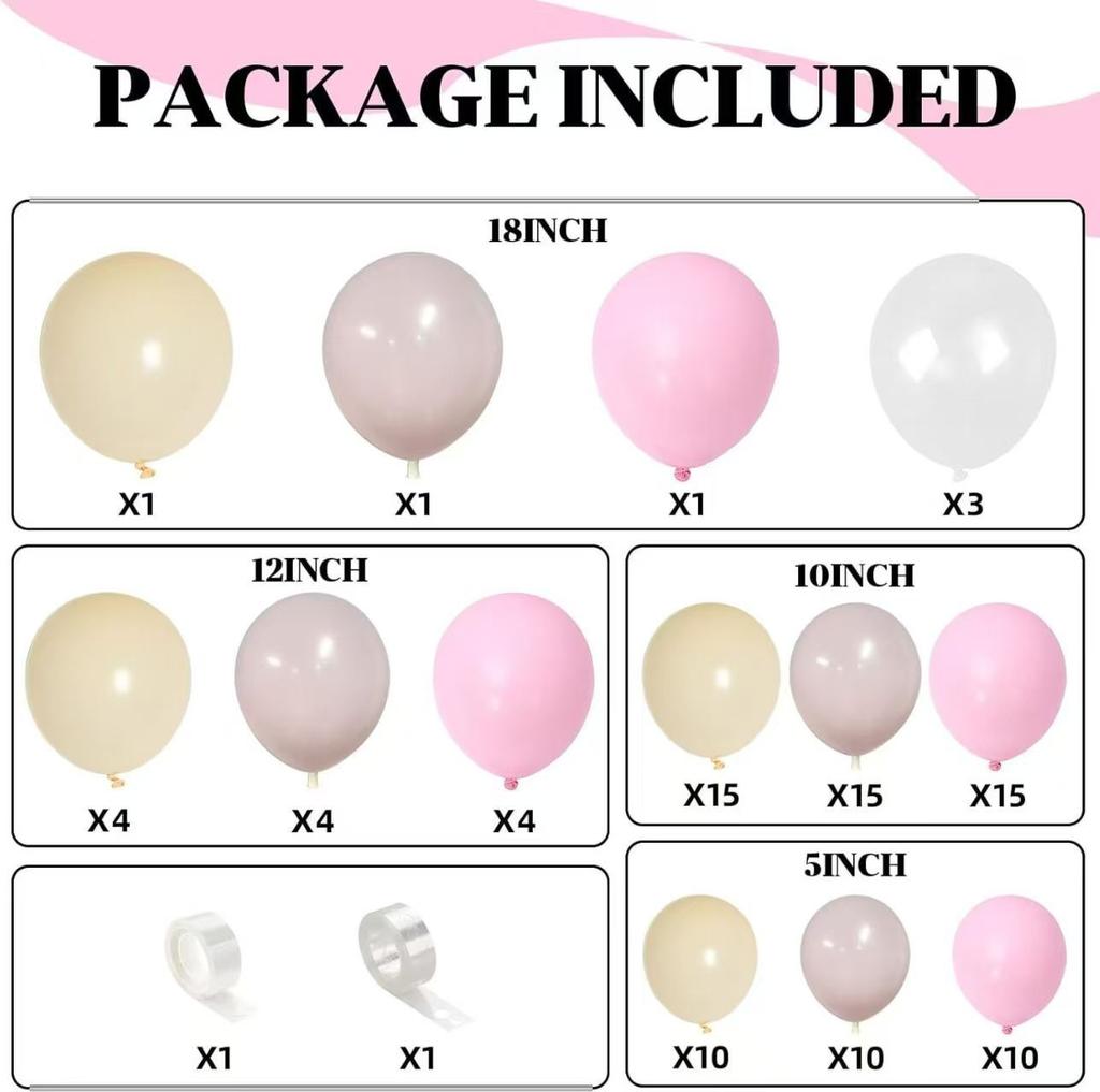 Birthday Balloon Set Party Atmosphere Decoration Balloon Atmosphere Decoration Balloon Set