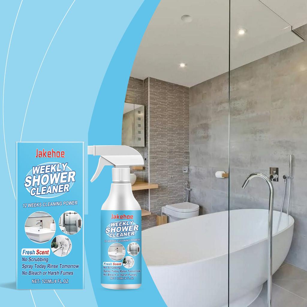 Bathroom Jakehoe Glass And Tub Cleaner Highly Effective Stain Removing Spray For Use Home