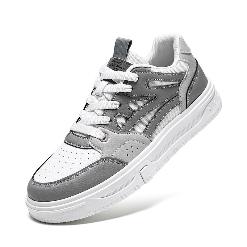 

Мужская обувь Повседневная Новинка Кожаные Кроссовки Мода Платформа Для улицы Пеший туризм Роскошные Летние Кроссовки Плоские Лоферы Ботильоны 39 серый