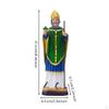 Crown Figure Figurine Classical Resin Statue with Regal Sculpture for Collectors, Shelf, Desk,