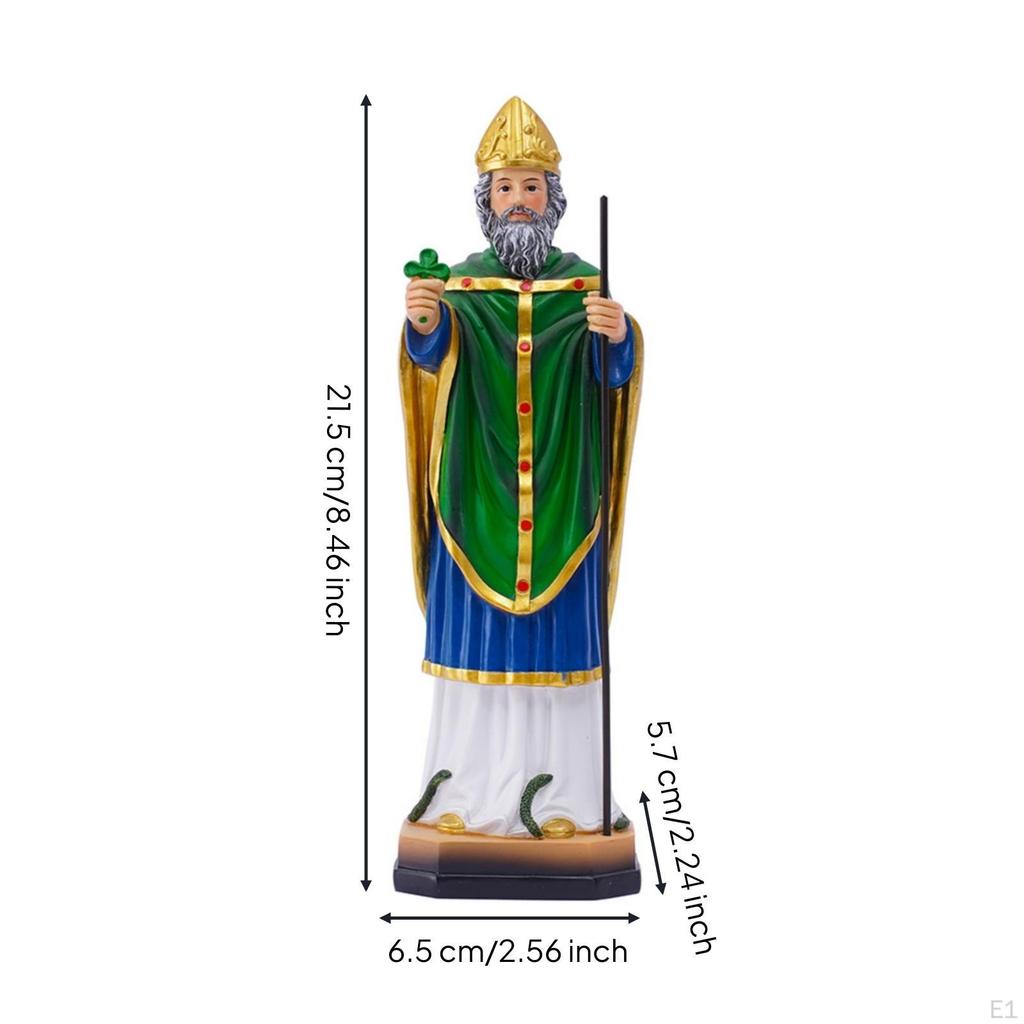 Crown Figure Figurine Classical Resin Statue with Regal Sculpture for Collectors, Shelf, Desk,