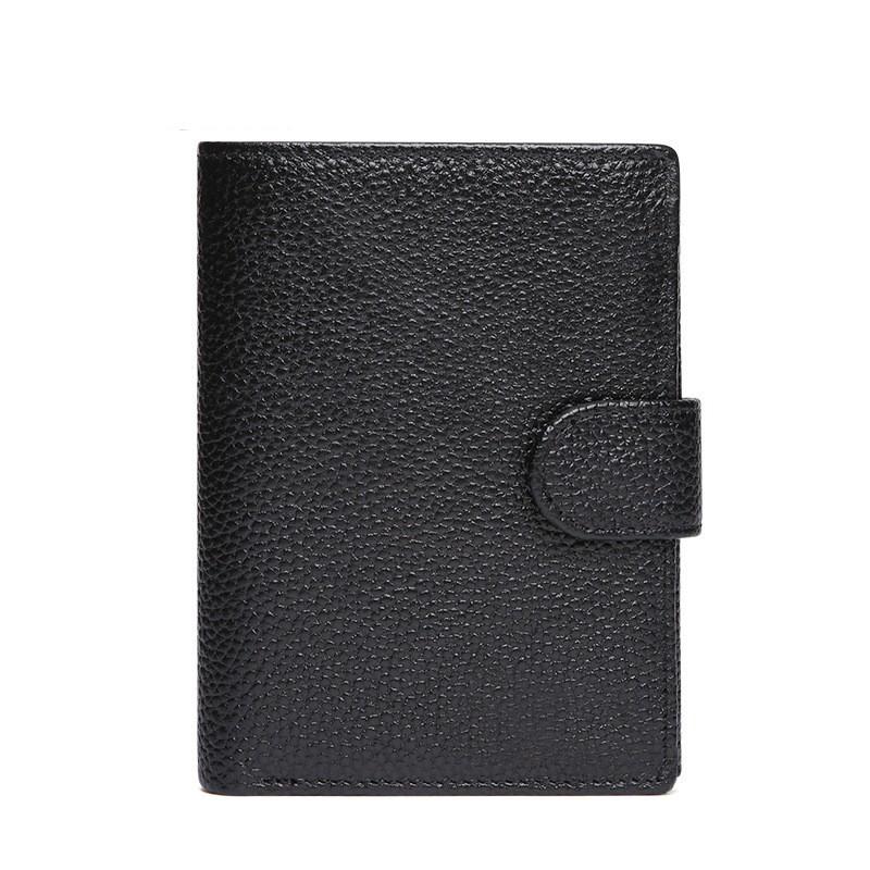 Men's Vintage Genuine Leather Wallet - Large Capacity Coin Purse, Card Holder & Multifunctional Clutch