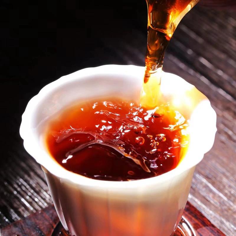 500g Yunnan Menghai Broken Silver Ripe Pu'er Tea Brown Rice Fragrance Tea Fossil