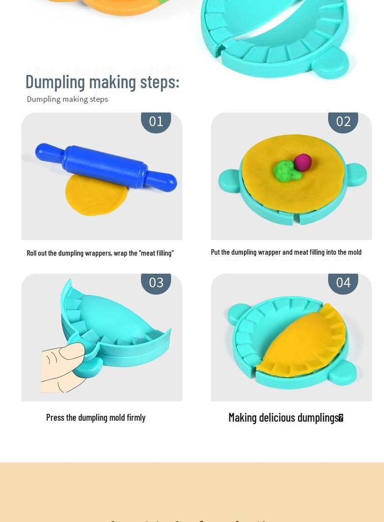 DIY Playdough Noodle Maker: Light Clay Mold Toy for Kids