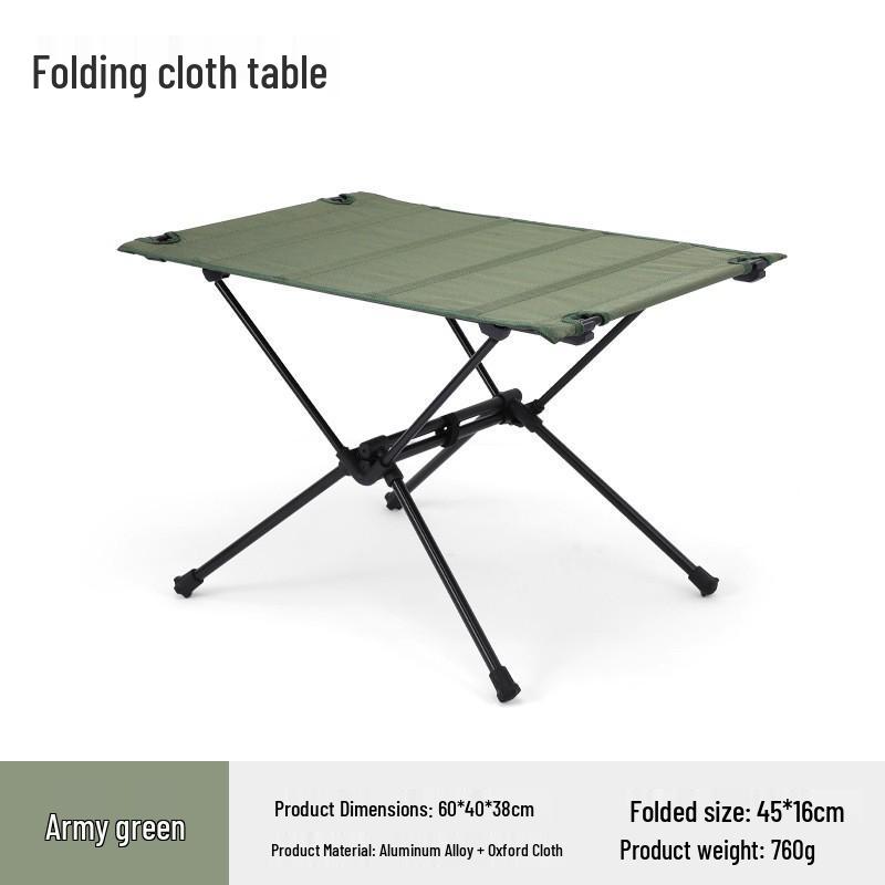 Ultra-Light Aluminum Folding Table for Camping, Picnics, BBQs, and Fishing 