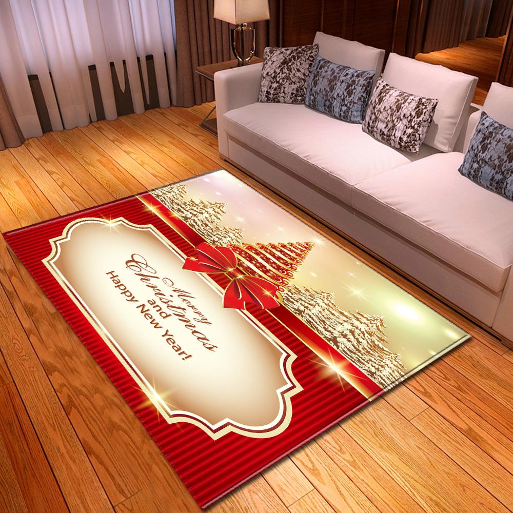 

3D Print Christmas Area Rugs for Living Room Bedroom Kids Room Xmas Balls Gift Rug Carpets Home Decor Kitchen 40x60cm