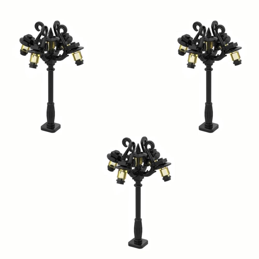 MOC Medieval Alchemy Room Kitchen Wizard Potion Building Blocks Devil's Spring Castle Road Lamp Witch Figures Scene Skull Bricks