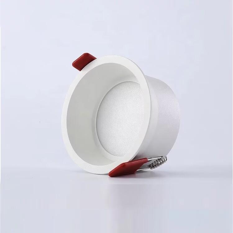 

Светодиодные встраиваемые потолочные светильники с регулируемой яркостью 9 Вт 15 Вт 20 Вт 24 Вт с антибликовым покрытием SMD2835 белые черные светодиодные точечные светильники AC110 В 220 В внутреннее освещение 6W&Neutral Light&No dimmable белый