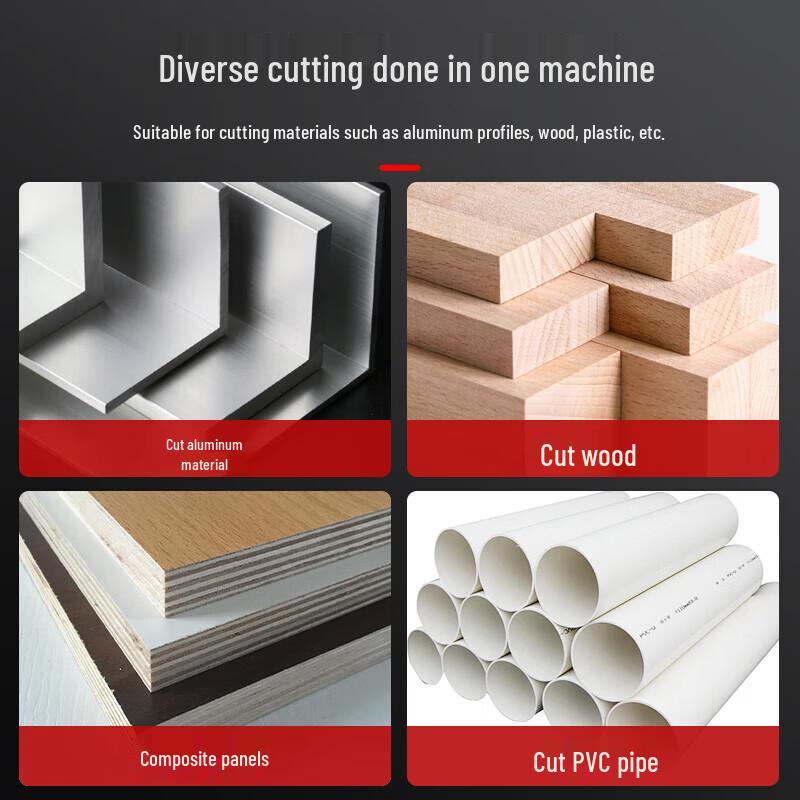 TURBOVOLT 1600W Benchtop Miter Saw and Cutting Machine CN plug (adapter included)