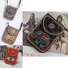 Bohemian Style Pu Flower Embellished Shoulder Bag With Magnet Closure For Daily Use