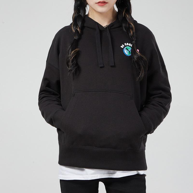 Puma Downtown Graphic Hettegenser Dame Topper Svart 531437-01