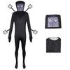 Tv Toilet Skibidi Man Cosplay Jumpsuit Tight Halloween Party Game Role Playing